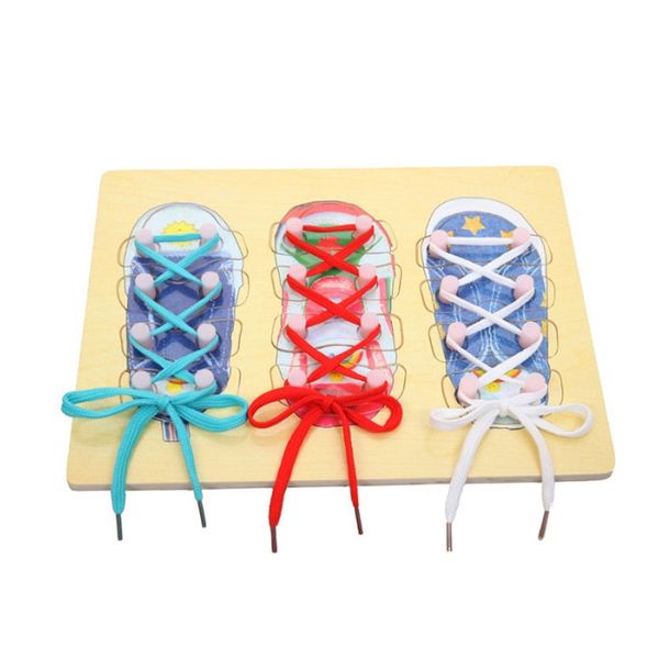 Montessori Tie Shoelaces Early Education Toy