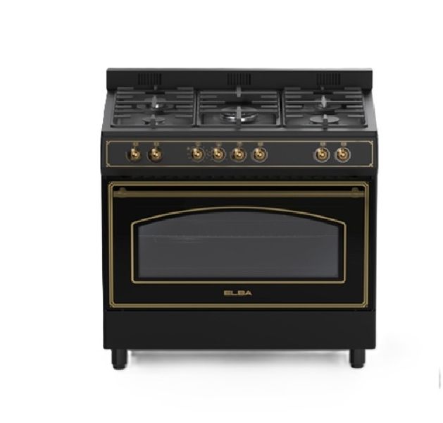 Elba 04/9S4EX937KB-5 Gas Burner Stove with Electric Multifunction Oven 90cm