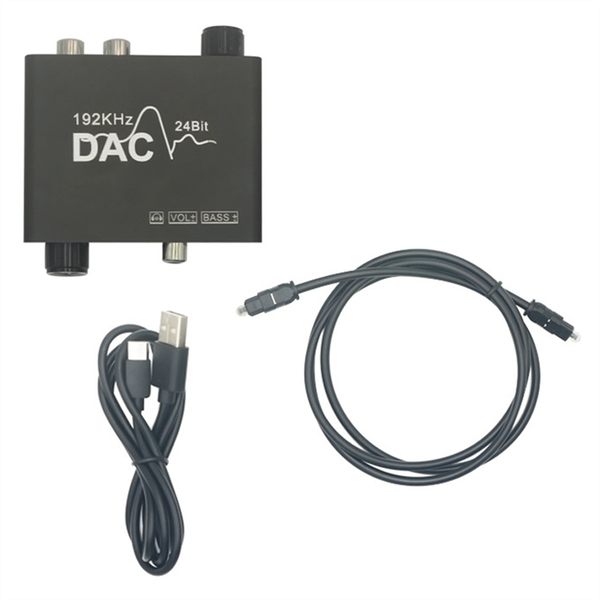 192Khz Dac Converter Digital Optical Coaxial Analog L/R 3 5Mm Adapter