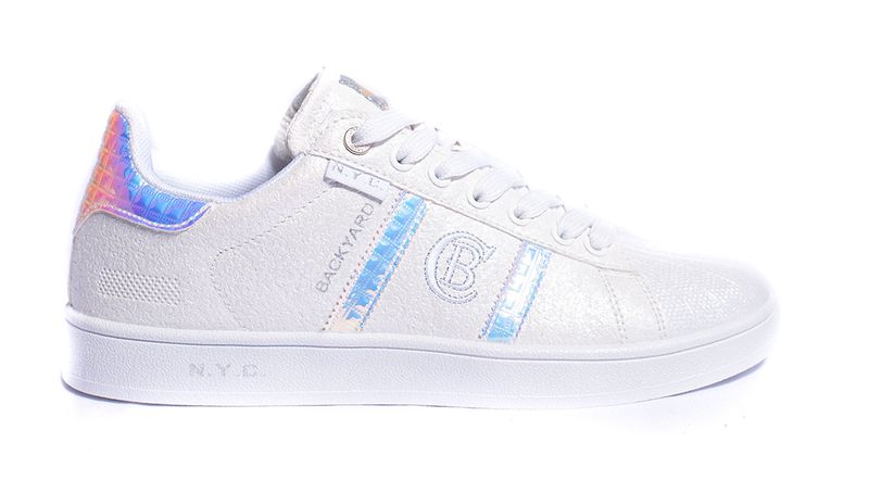 Cotton Belt Reflector Sneaker - White