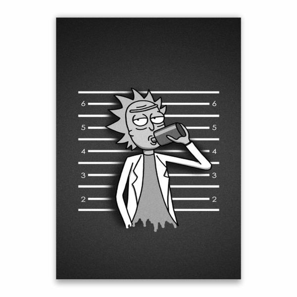 Rick Mug Shot Poster - A1