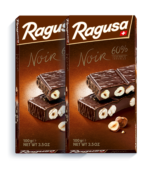 Ragusa Noir - Dark Chocolate 100g - 2 Pack