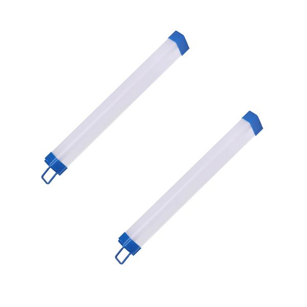Set Of 2 60W USB Rechargeable Emergency Tube Light