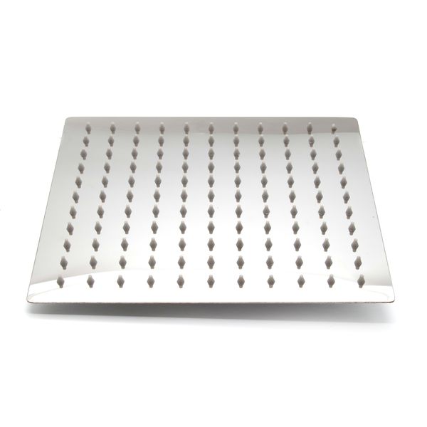 10'' Square Shower Head Stainless Steel Rainfall ShowerHead High Pressure