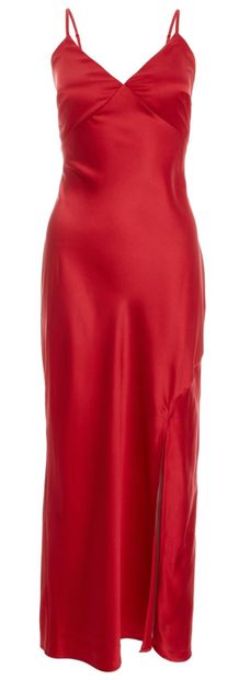 Quiz Ladies - Red Satin Bow Midaxi Dress | Shop Today. Get it Tomorrow ...