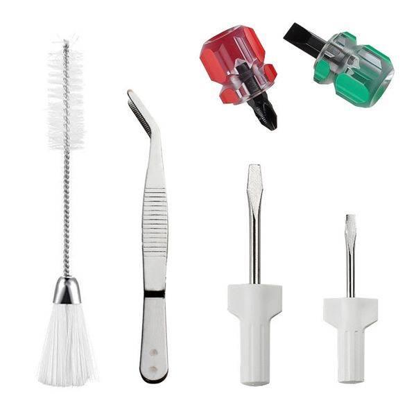 6-in-1 Sewing Machine Needle Plate Repair Tools Cleaning Brush