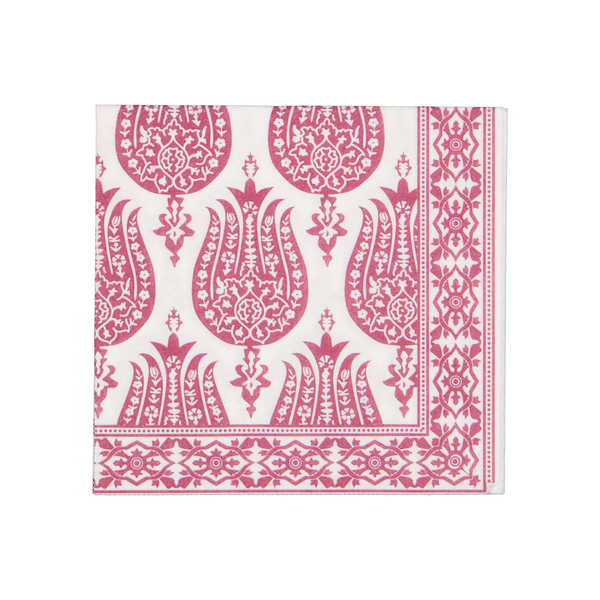 Tavola-Pomegranate Paper Napkin-Pack of 25(Closed:20cmx20cm/Open:40cmx40cm)
