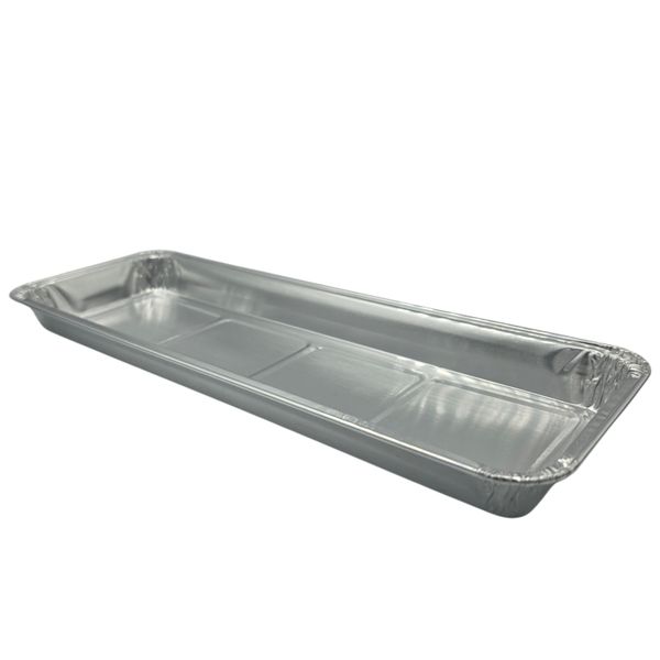 Foil Tray for Mini Strudel or Swiss Roll - 500ml 6 Compartment Bakeware (Pack of 25)