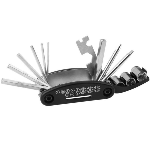 Mountain Bike Repair Tool Kit Hex Screwdriver Pump Tire Patch Set