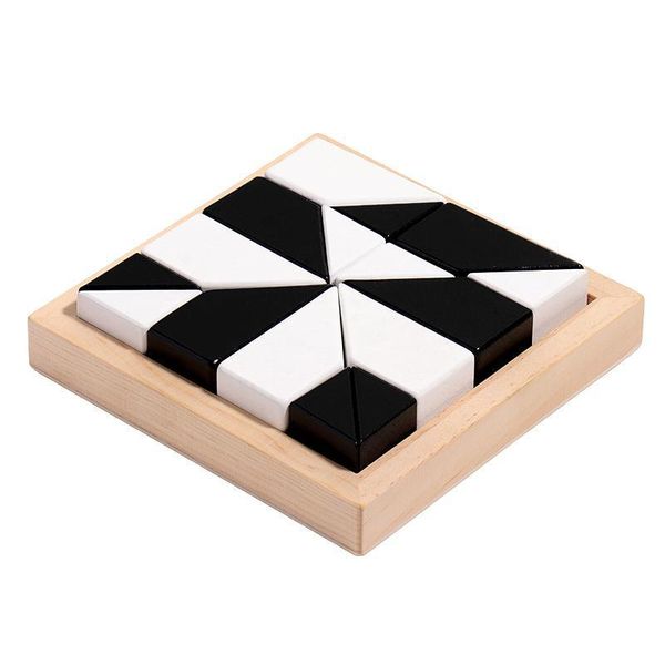 Wooden Hidden Puzzle Game - Kids Logic &amp; Focus Training Desk Toy