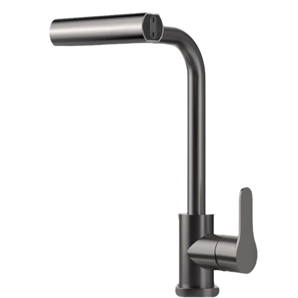 Waterfall Faucet 4 Modes Waterfall Kitchen Stream Sprayer Stainless Steel