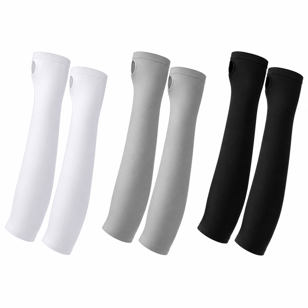 3 Pairs Cooling Arm Sleeves UV Protection Breathable Sports Sleeves
