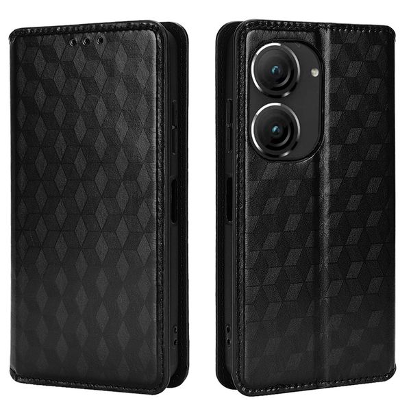 Flip Cover Compatible With Asus Zenfone 10 Shockproof Leather Cover
