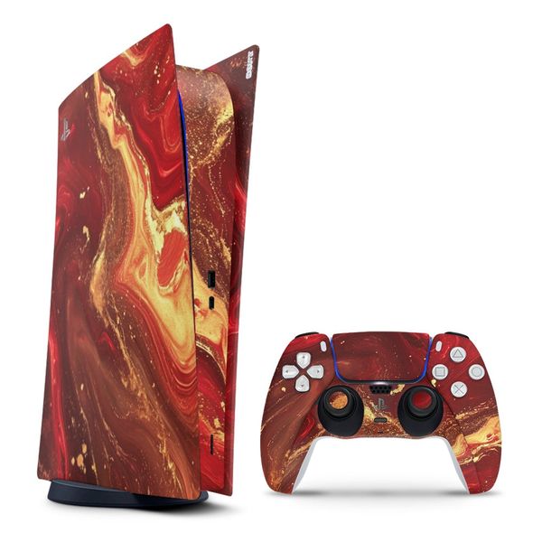 Decal Skin Compatible with PS5 Digital - Fluid Abstract Art (Decal Only)
