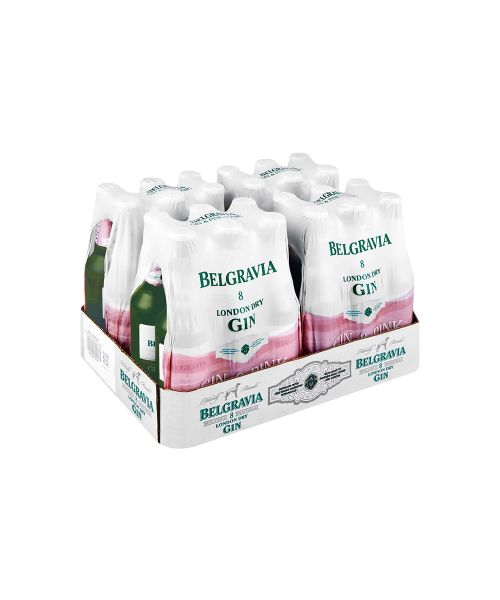 Belgravia Gin &amp; Pink Tonic Nrb 275ml