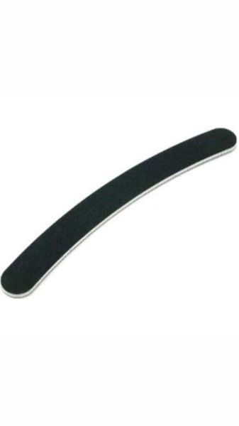 Professional Nail and Beauty Banana File Black 100/180 x 4