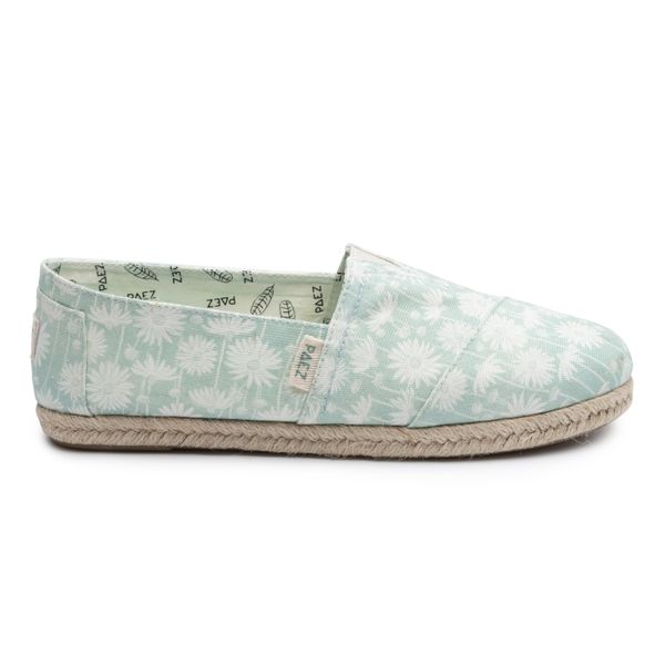 Paez Espadrilles slip on , Raw Print Daisy ceramic.