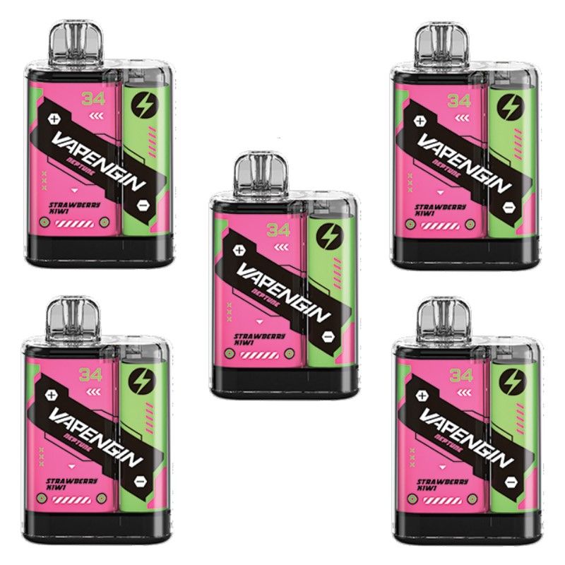 Vapengin Neptune Disposable Vape 8000 Puffs 50mg Strawberry Kiwi 5