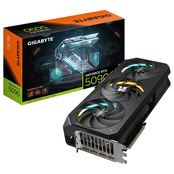 Gigabyte nVidia GeForce RTX 5090 WindForce OC - 32GB GDDR7 Graphics Card