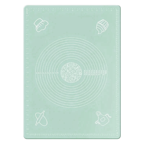 Premium Non-Stick Silicone Pastry Mat - Green