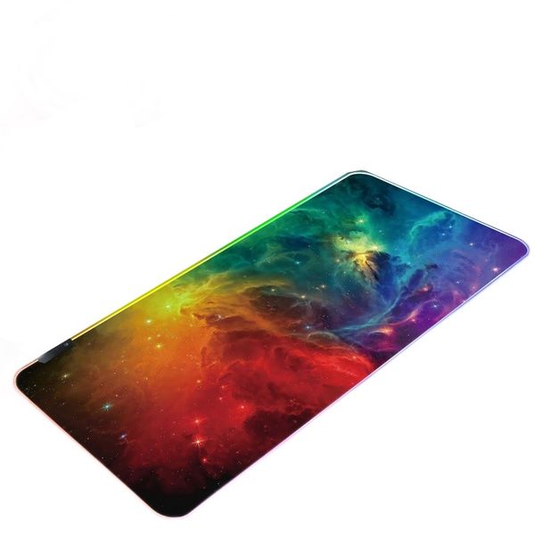 Gaming Mouse Pad Large LED RGB Illuminated - Space