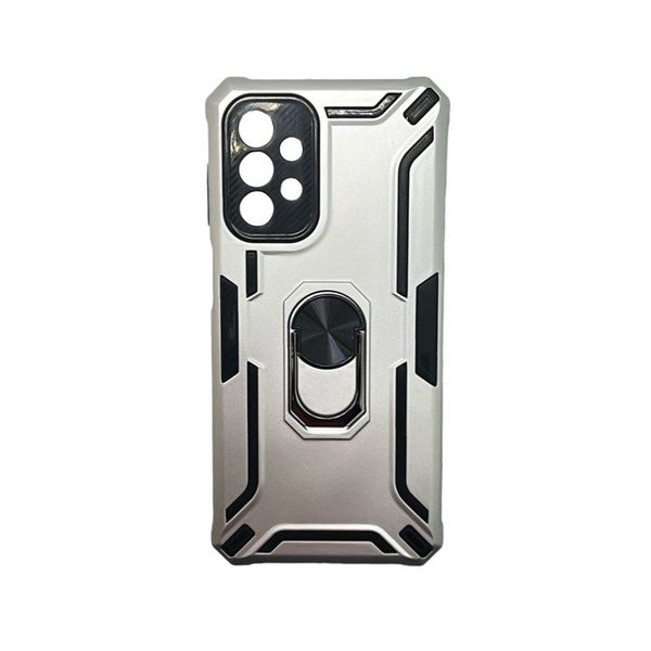 Case Cover Compatible With Samsung Galaxy A32 Phone 4G Hard Ring - Silver