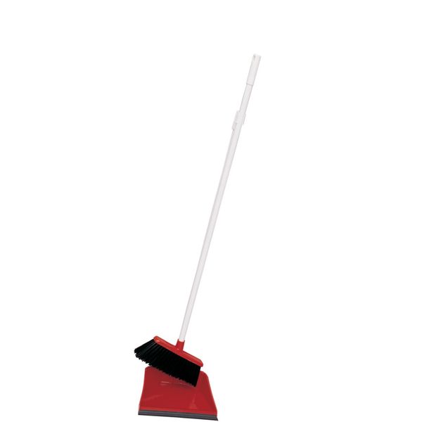 Cotswold.Long Handled Plastic Dustpan &amp; Brush Set