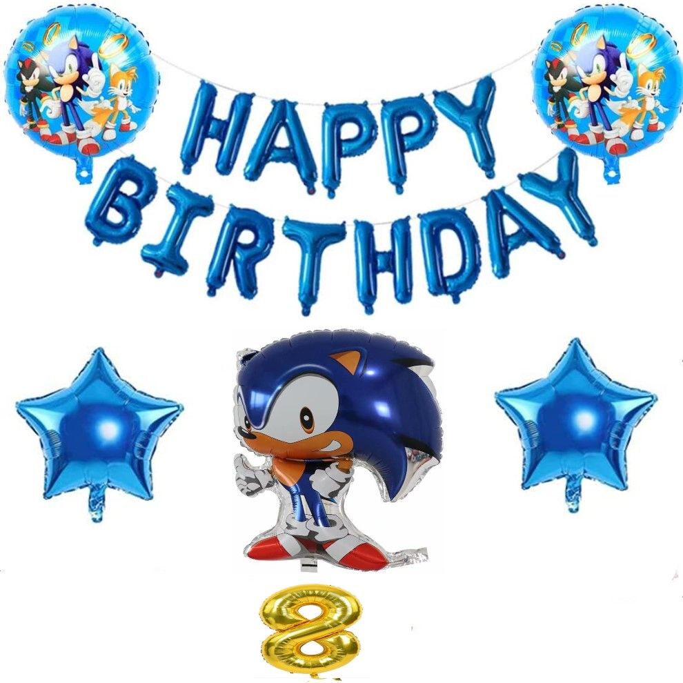 Sonic Hedgehog Balloons 8 Years | Shop Today. Get it Tomorrow ...