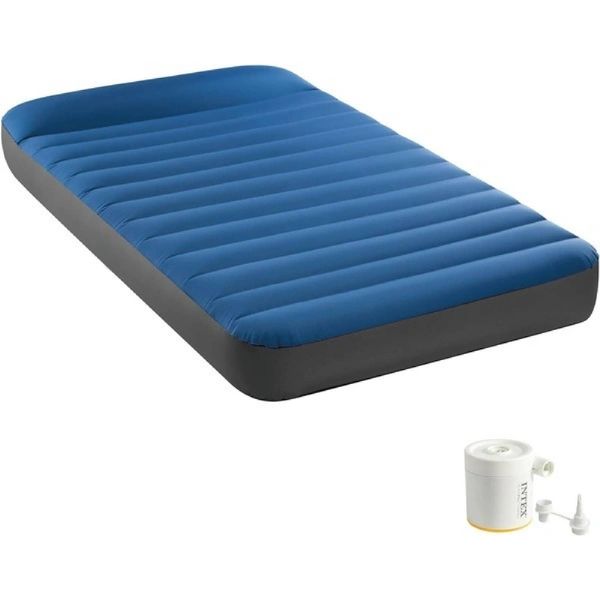 Intex Twin Durabeam TruAire Camping Matress With USB Pump