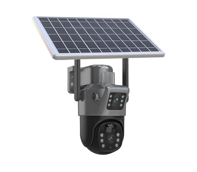Bltunoed Dual-Camera Solar-Powered Wi-Fi Surveillance Kit