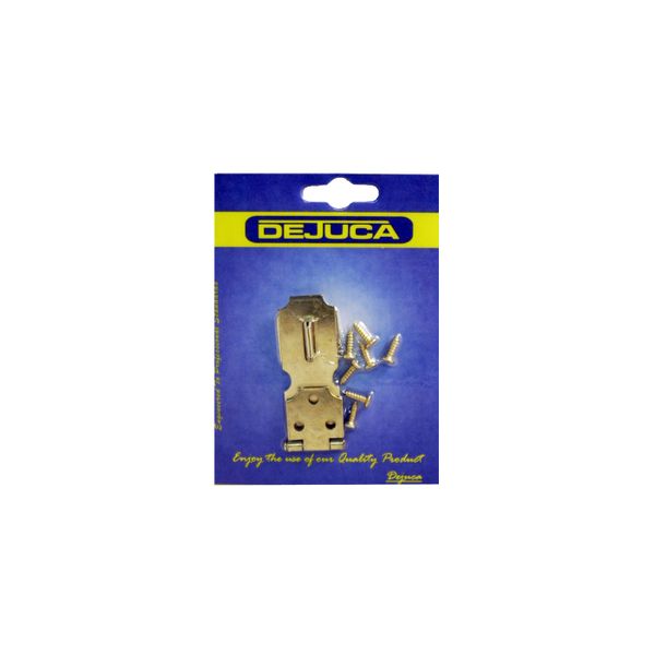 Dejuca - Hasp And Staple - W/screws - Bp - 100mm - L/d - 1/Card - 8 Pack
