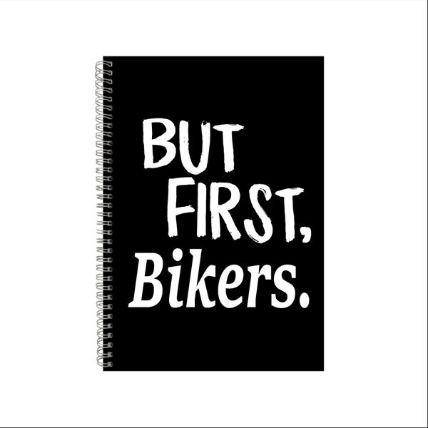 Bikers Wire Bound Notebook Biking Gift Idea Writing Books A4 Notepad