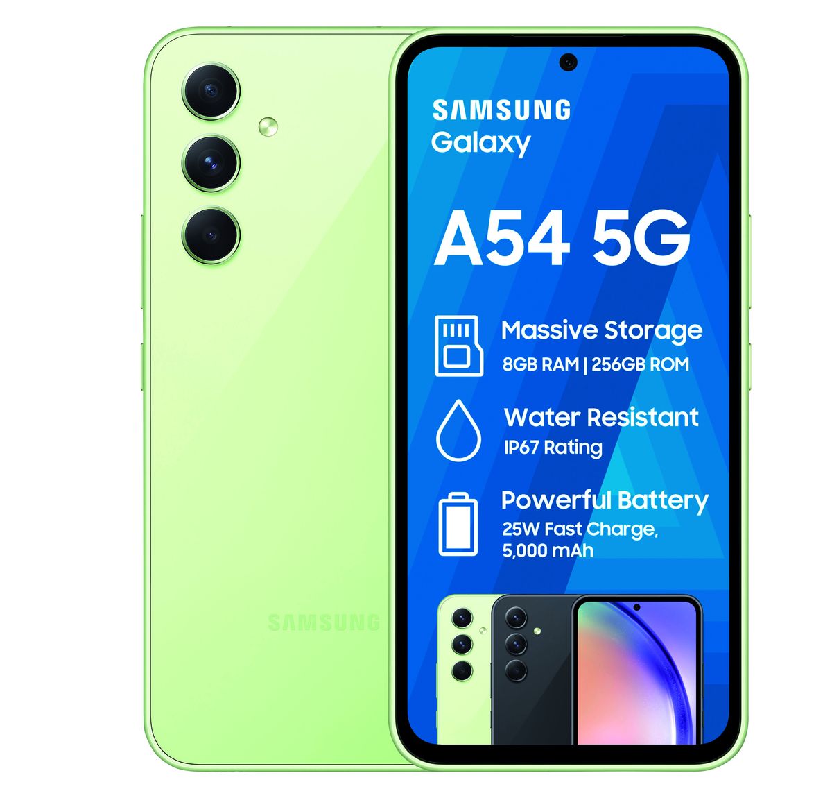 Samsung Galaxy A54 5G 256GB Dual Sim - Awesome Lime