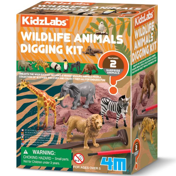 Kidzlabs - Wildlife Animal Digging Kit