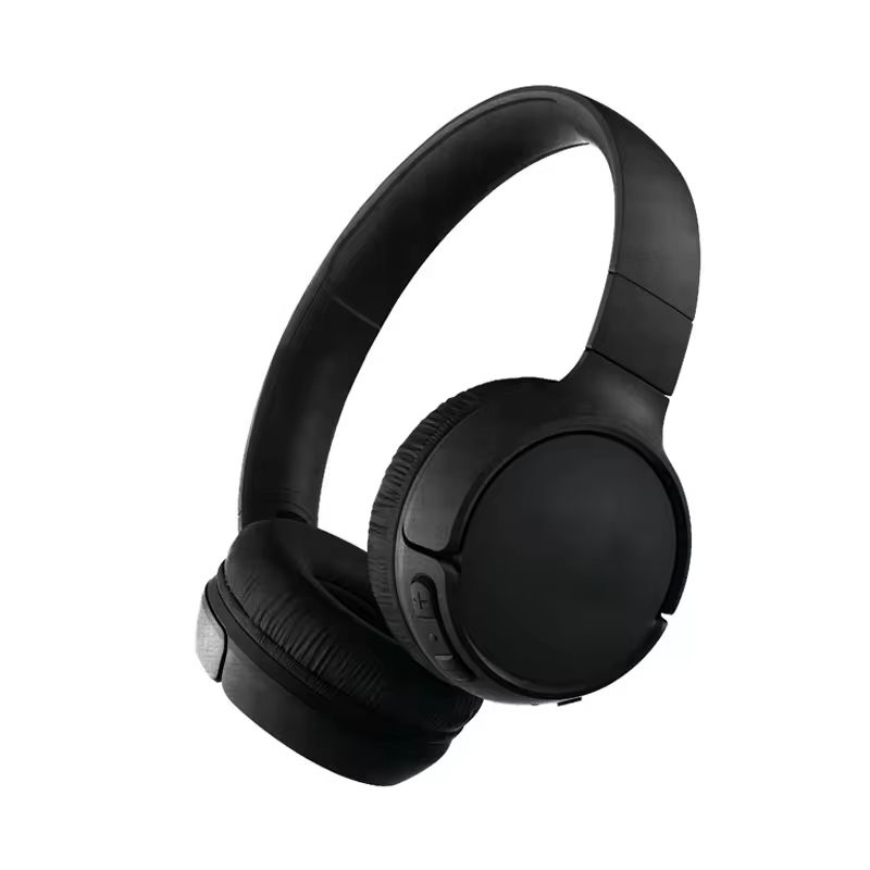 Wireless Bluetooth Noise Reduction Headphones Black suitable for sport wear