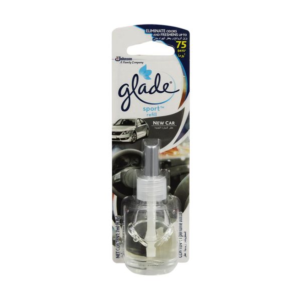 Glade Sport Liquid Car Perfume New Car Refill - 7ml
