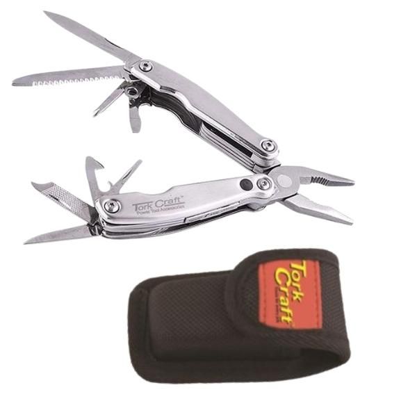 Tork Craft - Mini Multi-Function Tool with Nylon Pouch