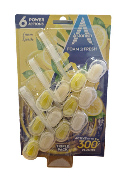 Toilet Rim Block | Prevents Limescale | 4 Pack | Astonish