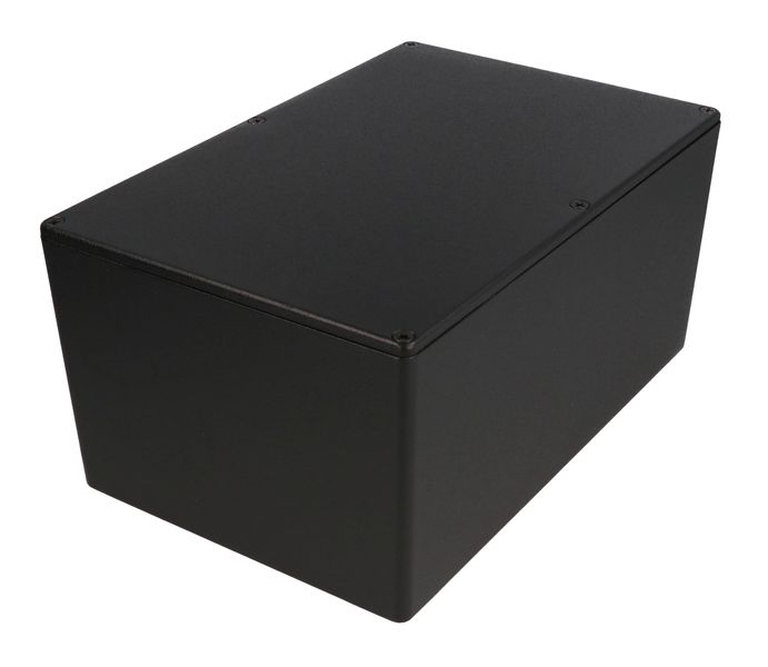 1550HBK Diecast Aluminium Enclosure Black 222x146x105mm IP54