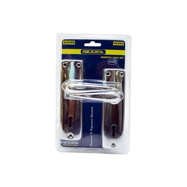 Dejuca - Mortice Lock Set - 4l - Cp - Sabs - Blister - 6 Pack