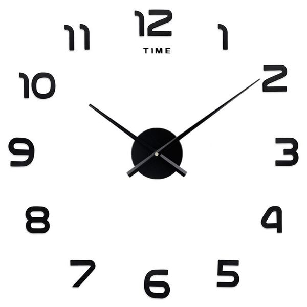 Epic Concepts DIY Luxury 3D Design Modern Art Decorative Large Wall Clock