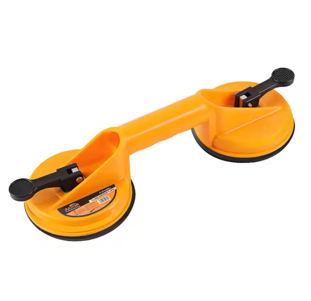 Heavy-Duty Double Suction Cup Lifter - Secure Grip for Glass And Tiles
