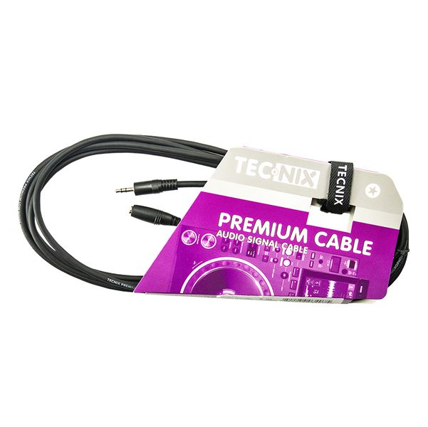 Tecnix stereo mini jack male to stereo mini jack female.