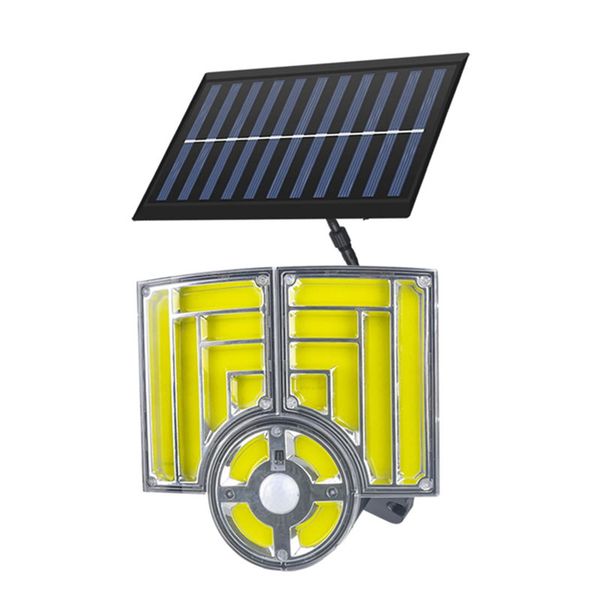 Solar Induction Adjustable Head Light 16COB with Remote Control FA-120A