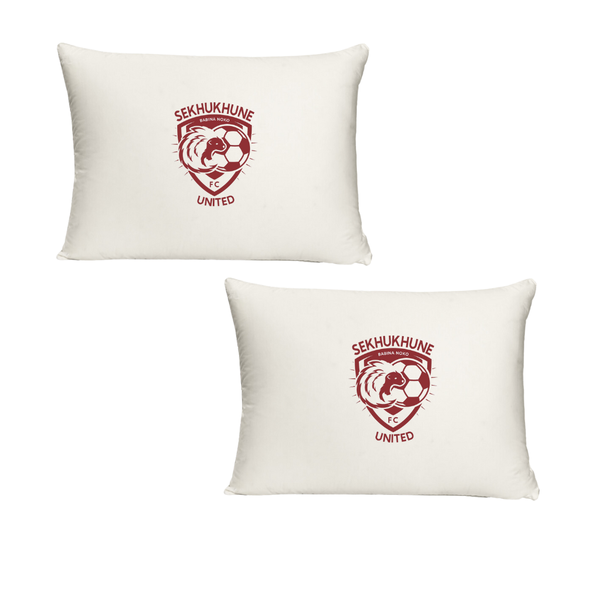 Katz Designs - Sekhkhune United White Polyester Plain Standard Pillowcase