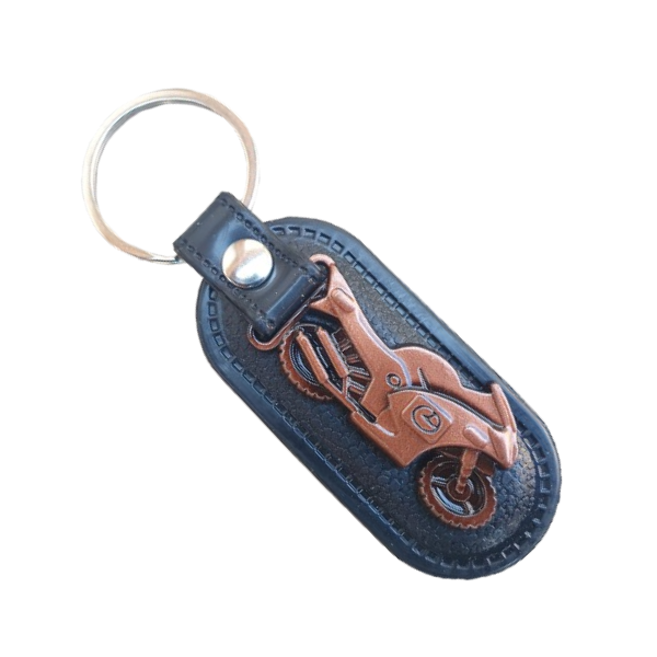 Motorbike Leather Key Rings