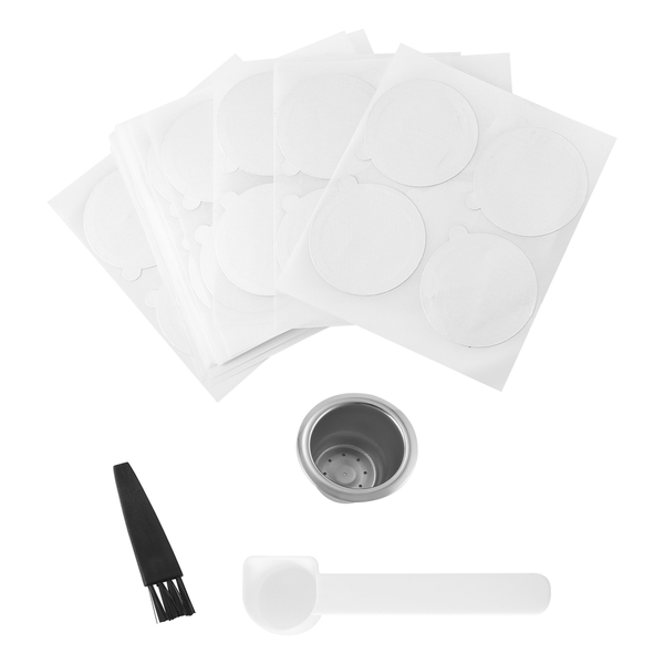 1 Pods 100 Seals Stainless Steel Coffee Capsule For Nespresso Machine