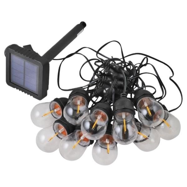 SolarMate - Filament LED String Light with 5.5m Cable Length - 10 Lights