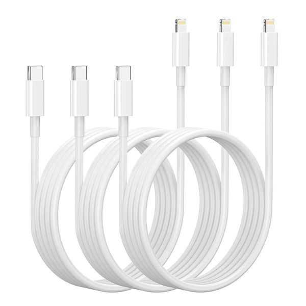 Tisko USB Type-C to Lightning Fast Charge Cable PACK OF 3
