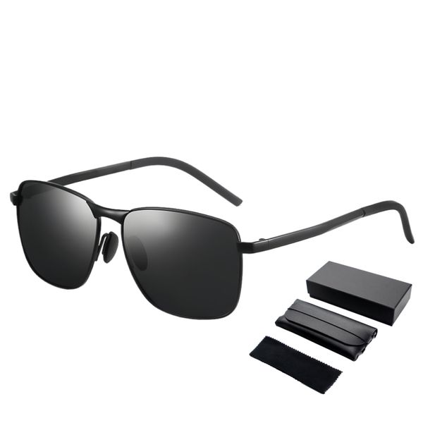 Classic Metal Frame Polarized Sunglasses UV400 Protection